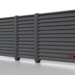 Ламели для забора жалюзи Luxe V RAL 7024 – порошковое покрытие, толщина 0,45 мм в Сухуме  | фото 6