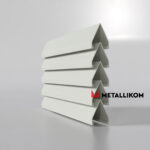 Ламели для забора жалюзи Luxe Л RAL 9002 – покрытие матовое, толщина 0,45 мм в Сухуме  | фото 2