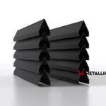Ламели для забора жалюзи Luxe Л RAL 9005 – покрытие порошковое, толщина 0,45 мм в Сухуме  | фото 1
