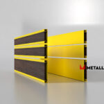 Планкен для забора 190 mm под дерево RAL 1018 – покрытие порошковое, толщина 0,45 мм в Сухуме  | фото 3