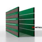 Планкен для забора Printec под дерево 120 mm RAL 6002 – покрытие матовое, толщина 0,45 мм в Сухуме  | фото 4