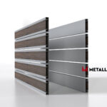 Планкен для забора Printec под дерево 120 mm RAL 7004 – покрытие матовое, толщина 0,45 мм в Сухуме  | фото 2