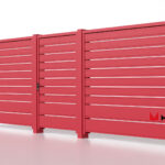 Планкен для забора 190 mm RAL 3003 – покрытие полиэстер, толщина 0,45 мм в Сухуме  | фото 5