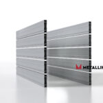 Планкен для забора ранчо 120 mm RAL 7004 – покрытие матовое, толщина 0,45 мм в Сухуме  | фото 1