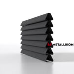Ламели для забора жалюзи Premium U RAL 7024 – покрытие полиэстер, толщина 0,45 мм в Сухуме  | фото 2