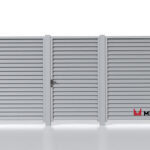 Ламели для забора жалюзи Premium U RAL 7004 – покрытие матовое, толщина 0,45 мм в Сухуме  | фото 5